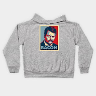 bacon tv show lovers Kids Hoodie